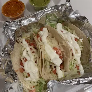 Chicken tacos americanos, wife loves them!