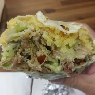 Burrito suprimo with carnitas
