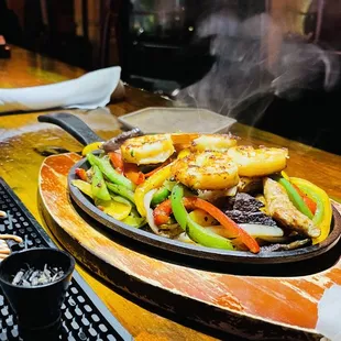 a plate of food on a table