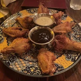 Chicken Wings with Tangy BBQ Sauce