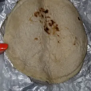 Homemade corn tortillas....soooo good!