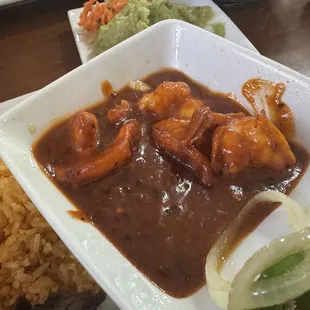 Camarones a la Diabla