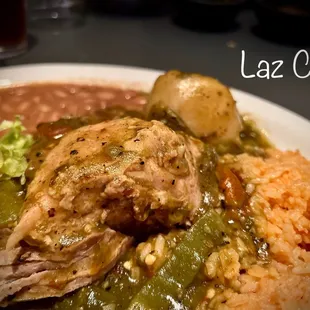 Garlic Pork Roast Platter closeup