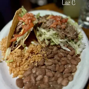 Garlic Pork Roast Tostada and Taco Dinner