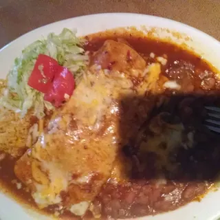 Adovada Burro Dinner