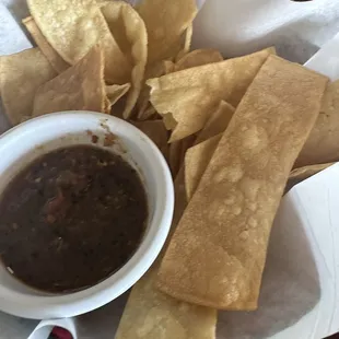 Chips and salsa were good