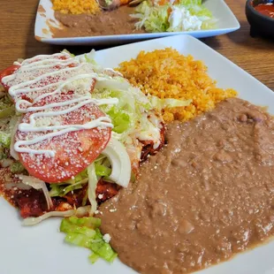 Cheese enchiladas