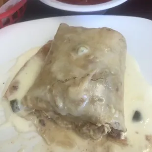 Chimichanga lunch