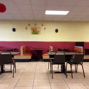tables and booths