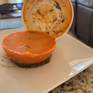 The mount of grease in the sauce