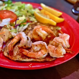 Rainbow Trout and Shrimp