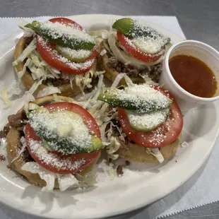 Sopes de asada