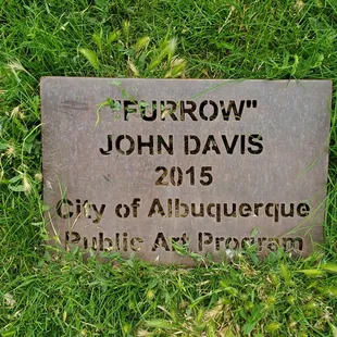 Public Art by John Davis "Forrow"