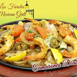 Camarones Diablo from Los Faroles Mexican Restaurant