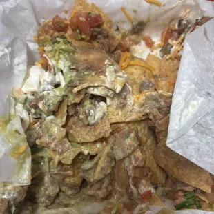 Super nachos - yea super disgusting