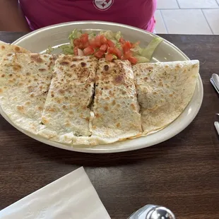 Chicken Fajitas Quesadilla