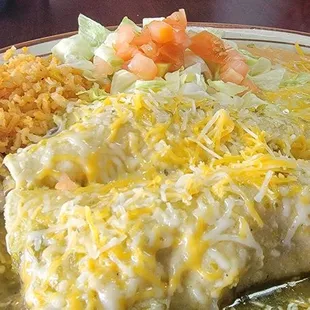 Enchilada plate