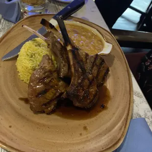 Grilled Rack of Lamb - 1/2 Rack   4 Pieces