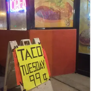 99c tacos Tues *AND* Thurs!