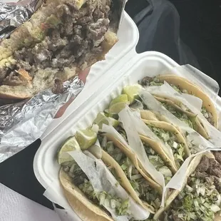 Torta and taco