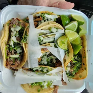 Tripe and tongue Tacos!