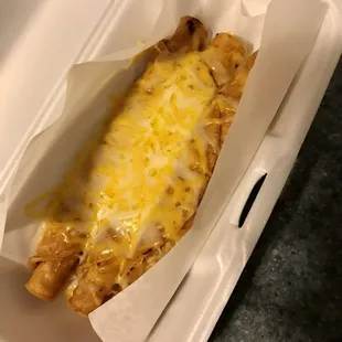Beef Taquitos comes with Guacamole but I didn&apos;t want it.