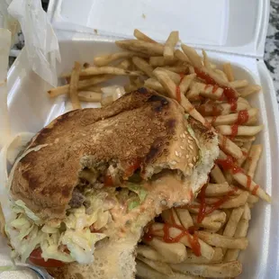 Burnt ass burger