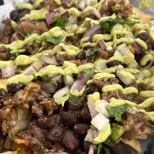 Steak nachos