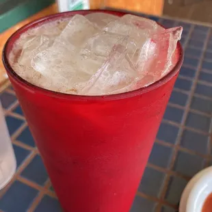 Homemade horchata! I could drink a gallon of this stuff.