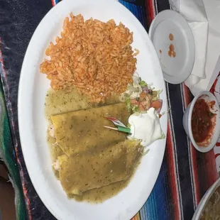 Enchiladas Verdes