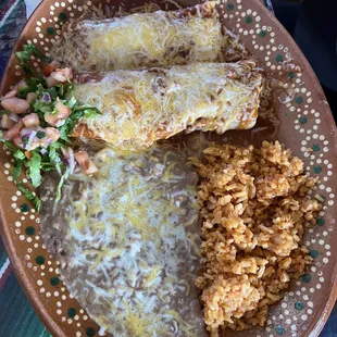 Tamale &amp; enchilada combi