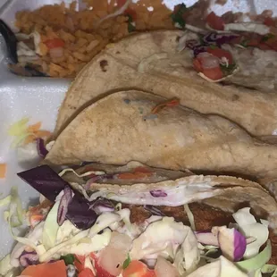 Fish Tacos with MOLDY tortilla
