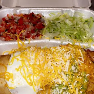 Delicious beef chimichanga for 7.00.