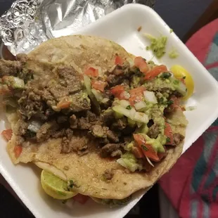 Sloppy taco