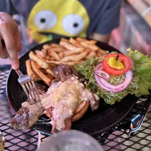 Flank Steak burger