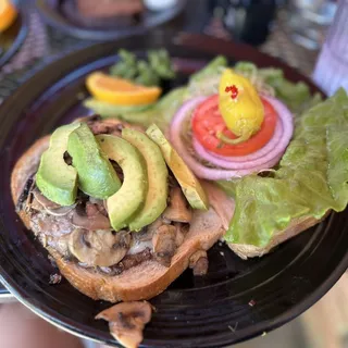 Mushroom Swiss Burger