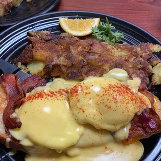 Grilled Cheese Bacon Benedict