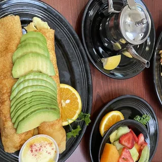 Seafood French Pancakes