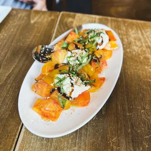 Heirloom Tomatoes & Burrata