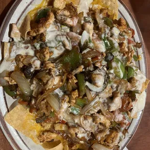 Chicken Fajita Nachos