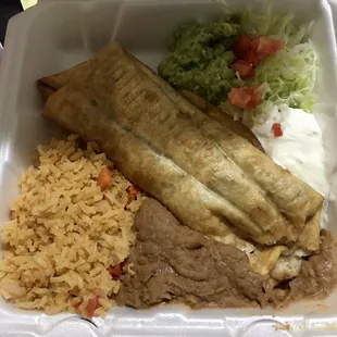 Beef chimichanga