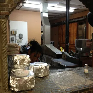 Fresh made tortillas