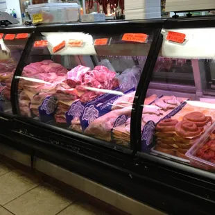 Butcher Shop in the back