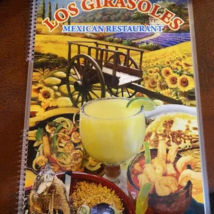 a mexican restaurant menu