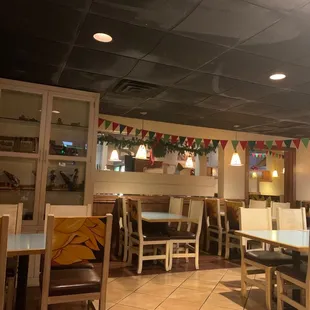 the interior of a restaurant