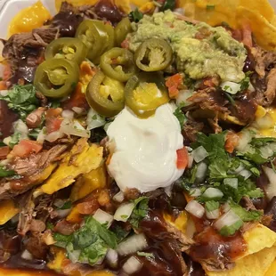 BBQ nachos