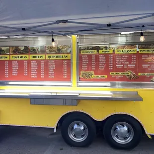 Truck menu