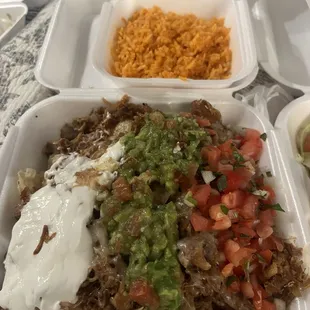 Carne asada Super nachos