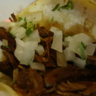 Pardon of the Blurry Picture of Birria Tacos Upclose, Los Gordos Taqueria January 18th 2014.