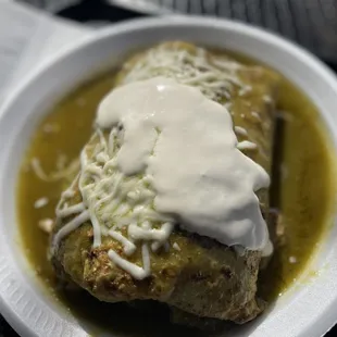 Wet burrito huge!